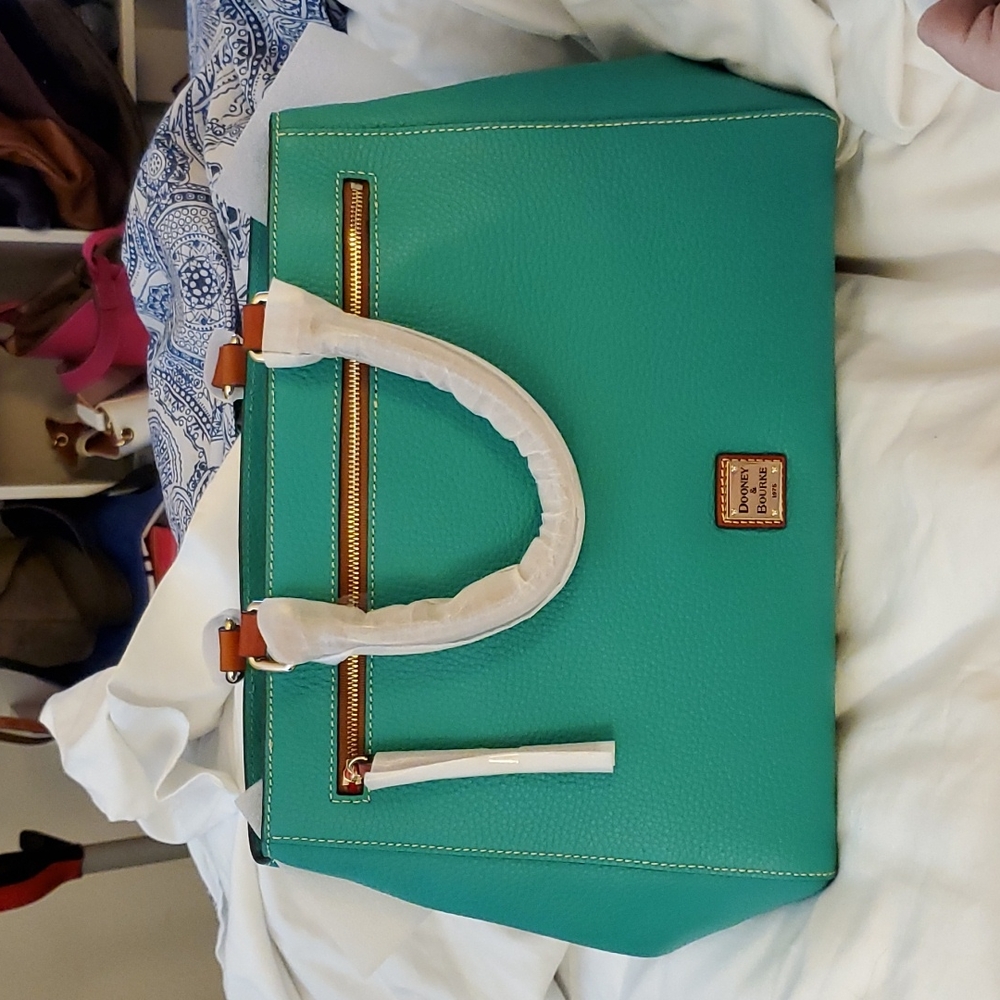 COPY - Dooney and Bourke zip satchel in Spearmint